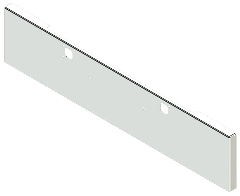 BUMPER FOR KENWORTH W900B 1982-2010 & W900L 1982-2022 20" BOXED END CHROME WITH TOW HOLE