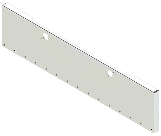 BUMPER FOR KENWORTH W900B 1982-2010 & W900L 1982-2022 22" BOXED END CHROME WITH TOW HOLE, LIGHT HOLES