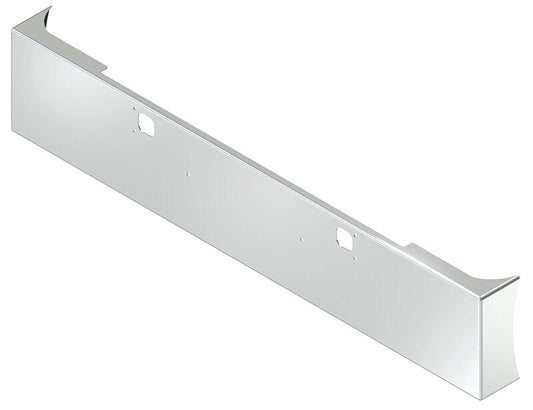 BUMPER FOR KENWORTH W900B 1982-2010 & W900L 1982-2022 18" AMERICAN EAGLE BOXED END WITH 8" EARS CHROME WITH TOW HOLE