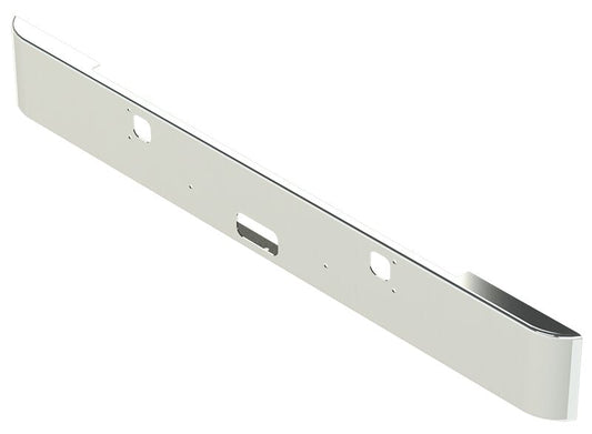 BUMPER FOR KENWORTH W900B 1982-2010 & W900L 1982-2022 12" SQUARE HAND FORM CHROME