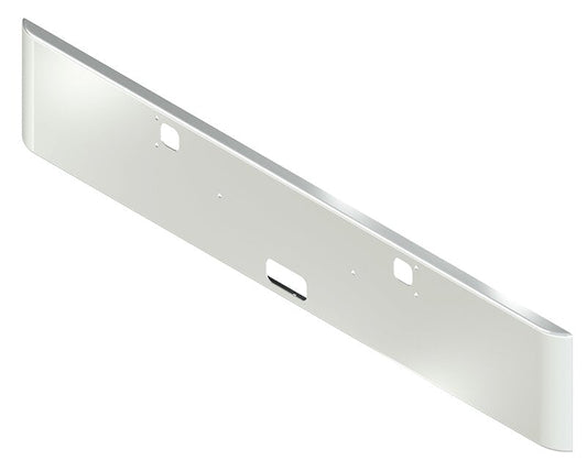 BUMPER FOR KENWORTH W900B 1982-2010 & W900L 1982-2022 18" SQUARE ROLLED END CHROME