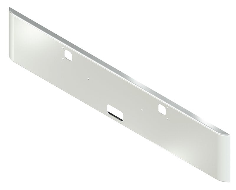 BUMPER FOR KENWORTH W900B 1982-2010 & W900L 1982-2022 18" SQUARE ROLLED END CHROME