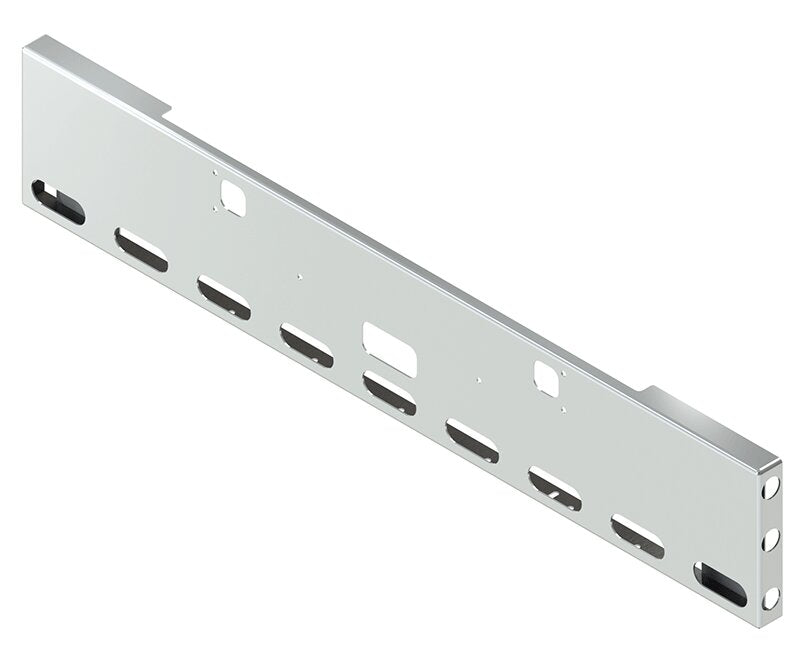 BUMPER FOR KENWORTH W900B 1982-2010 & W900L 1982-2022 18" BOXED END CHROME AND 9 OVAL HOLES