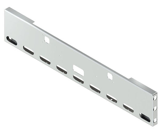 BUMPER FOR KENWORTH W900B 1982-2010 & W900L 1982-2022 18" BOXED END CHROME AND 9 OVAL HOLES