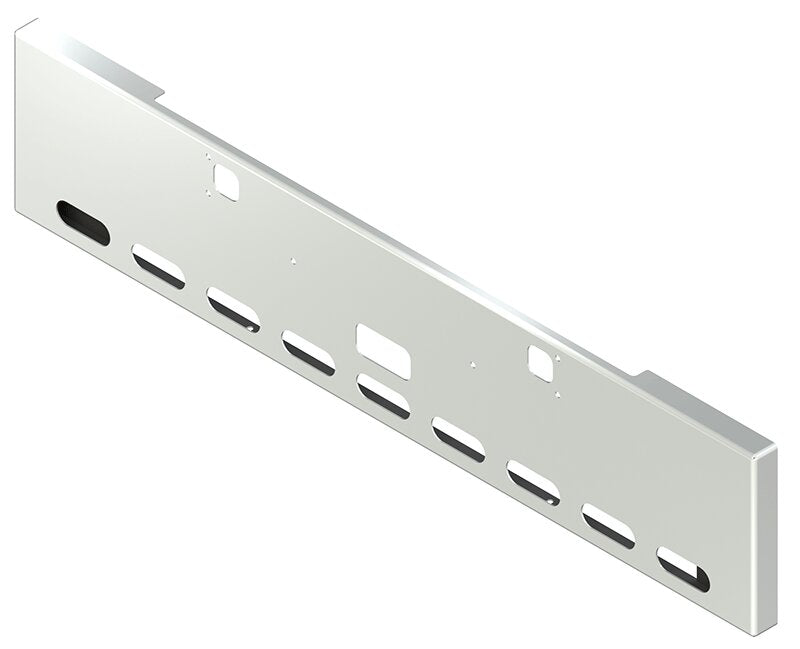 BUMPER FOR KENWORTH W900B 1982-2010 & W900L 1982-2022 20" BOXED END CHROME AND 9 OVAL HOLES