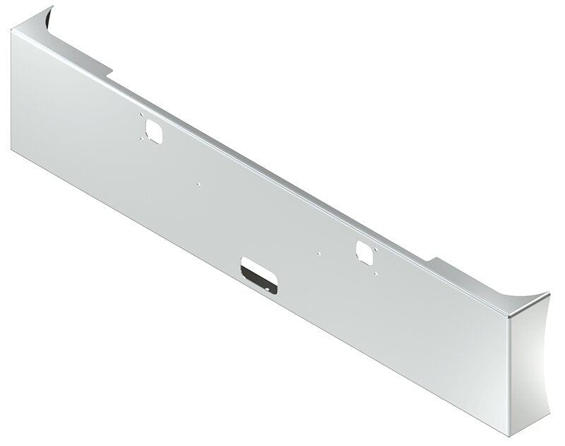 BUMPER FOR KENWORTH W900B 1982-2010 & W900L 1982-2022 20" AMERICAN EAGLE BOXED END WITH 8" EARS CHROME