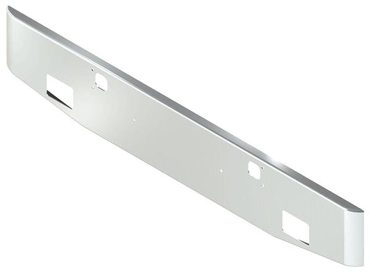 BUMPER FOR KENWORTH W900B 1982-2010 & W900L 1982-2022 16" TAPER ROLLED END CHROME, NO CUTOUT ON THE TOP LIP