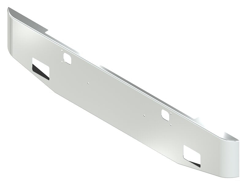 BUMPER FOR KENWORTH W900B 1982-2010 & W900L 1982-2022 18" TAPER HAND FORM CHROME