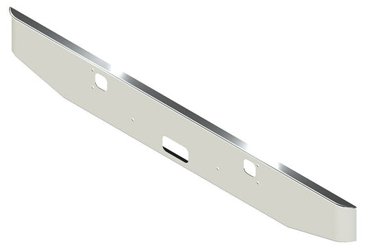 BUMPER FOR KENWORTH W900B 1982-2010 & W900L 1982-2022 12" TAPER ROLLED END CHROME