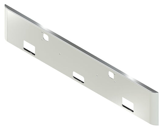BUMPER FOR KENWORTH W900B 1982-2010 & W900L 1982-2022 18" SQUARE ROLLED END CHROME