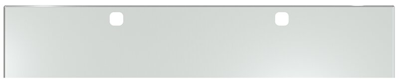 BUMPER FOR KENWORTH W900B 1982-2010 & W900L 1982-2022 18" BOXED END CHROME WITH TOW HOLE & NO MOUNTING HOLES AND WITH UNIVERSAL BRACKETS THAT FIT CB, CQ, FD, FE ,HA, HC, GO