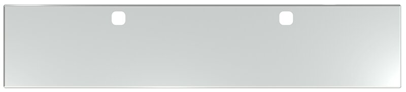 BUMPER FOR KENWORTH W900B 1982-2010 & W900L 1982-2022 20" BOXED END CHROME WITH TOW HOLE & NO MOUNTING HOLES AND WITH UNIVERSAL BRACKETS THAT FIT CB, CQ, FD, FE ,HA, HC, GO