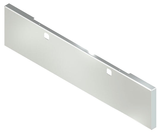 BUMPER FOR KENWORTH W900B 1982-2010 & W900L 1982-2022 22" BOXED END CHROME WITH TOW HOLE & NO MOUNTING HOLES AND WITH UNIVERSAL BRACKETS THAT FIT CB, CQ, FD, FE ,HA, HC, GO