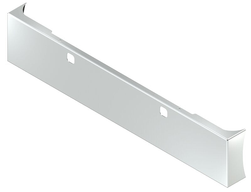 BUMPER FOR KENWORTH W900B 1982-2010 & W900L 1982-2022 18" AMERICAN EAGLE BOXED END WITH 8" EARS CHROME WITH TOW HOLE & NO MOUNTING HOLES AND WITH UNIVERSAL BRACKETS THAT FIT CB, CQ, FD, FE ,HA, HC, GO