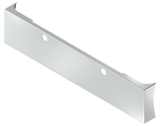 BUMPER FOR KENWORTH W900B 1982-2010 & W900L 1982-2022 20" AMERICAN EAGLE BOXED END WITH 8" EARS CHROME WITH TOW HOLE & NO MOUNTING HOLES AND WITH UNIVERSAL BRACKETS THAT FIT CB, CQ, FD, FE ,HA, HC, GO