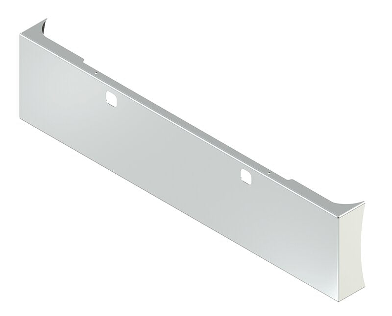 BUMPER FOR KENWORTH W900B 1982-2010 & W900L 1982-2022 22" AMERICAN EAGLE BOXED END WITH 8" EARS CHROME WITH TOW HOLE & NO MOUNTING HOLES AND WITH UNIVERSAL BRACKETS THAT FIT CB, CQ, FD, FE ,HA, HC, GO