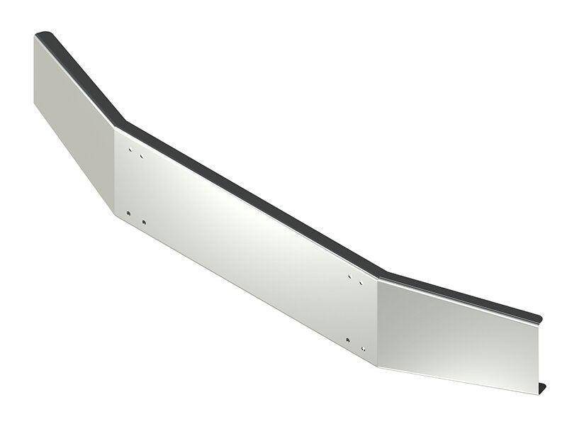 BUMPER FOR KENWORTH T800 1986-2003 14" OPEN END TAPERED CHROME WITH MOUNTING HOLES ONLY