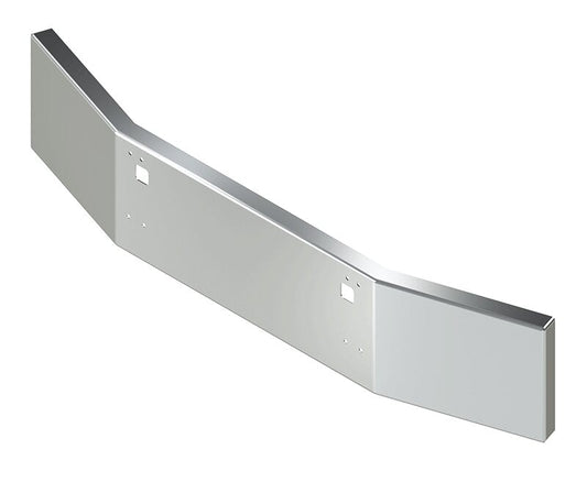 BUMPER FOR KENWORTH T800 1986-2003 18" BOXED END CHROME WITH STEP HOLES