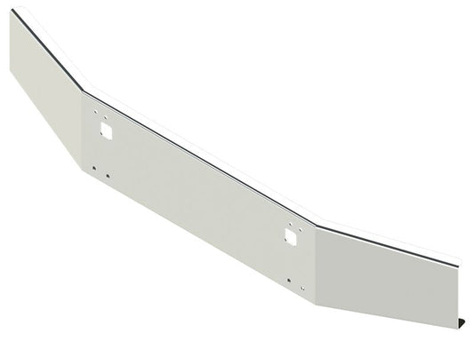 BUMPER FOR KENWORTH T800 1986-2003 14" OPEN END TAPERED CHROME WITH STEP HOLES