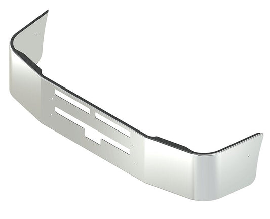 BUMPER FOR KENWORTH T600 1987-2007 16" SETBACK AXLE CHROME WITH VENT HOLES