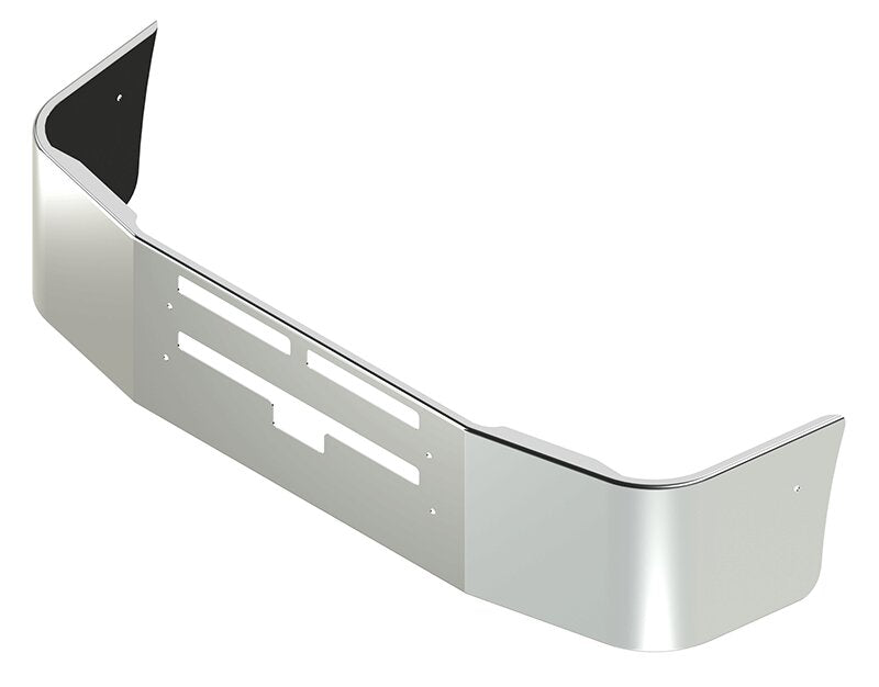 BUMPER FOR KENWORTH T600 1987-2007 18" SETBACK AXLE CHROME WITH VENT HOLES