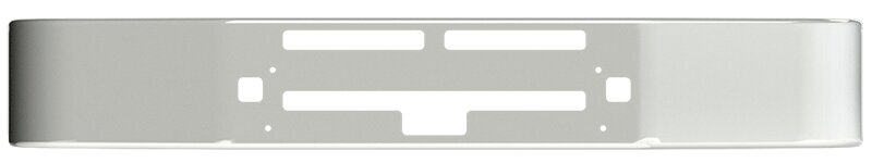 BUMPER FOR KENWORTH T600 1987-2007 12" TO 14" SETBACK AXLE CHROME WITH TOW HOLE & VENT HOLES