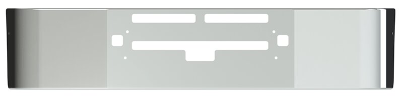 BUMPER FOR KENWORTH T600 1987-2007 18" SETBACK AXLE CHROME WITH TOW HOLE & VENT HOLES