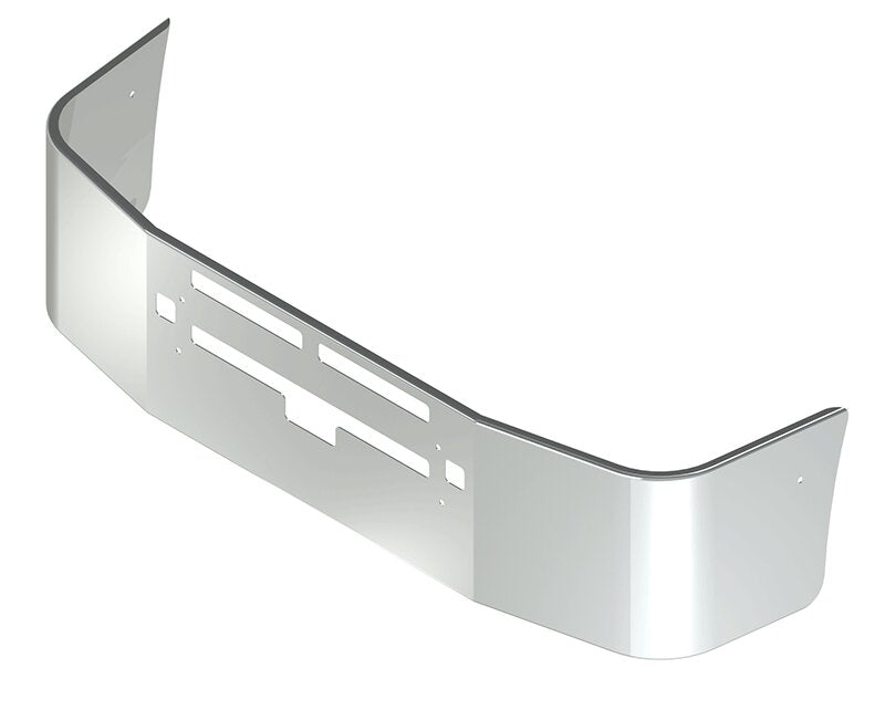 BUMPER FOR KENWORTH T600 1987-2007 20" SETBACK AXLE STAINLESS STEEL WITH TOW HOLE & VENT HOLES