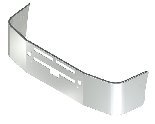 BUMPER FOR KENWORTH T600 1987-2007 20" SETBACK AXLE STAINLESS STEEL WITH TOW HOLE & VENT HOLES