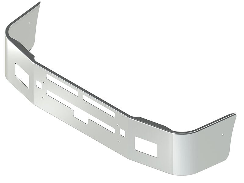 BUMPER FOR KENWORTH T600 1987-2007 16" SETBACK AXLE CHROME