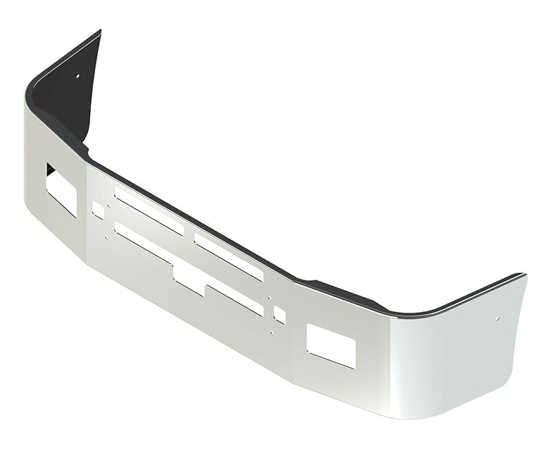 BUMPER FOR KENWORTH T600 1987-2007 18" SETBACK AXLE STAINLESS STEEL