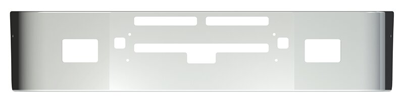BUMPER FOR KENWORTH T600 1987-2007 18" SETBACK AXLE STAINLESS STEEL
