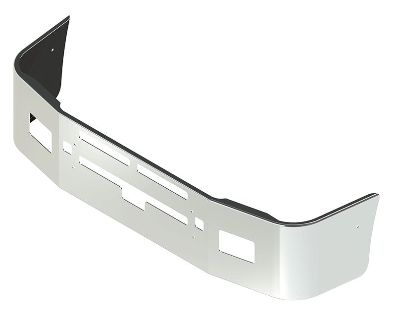 BUMPER FOR KENWORTH T600 1987-2007 18" SETBACK AXLE CHROME