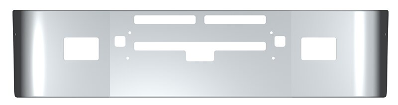 BUMPER FOR KENWORTH T600 1987-2007 20" SETBACK AXLE CHROME