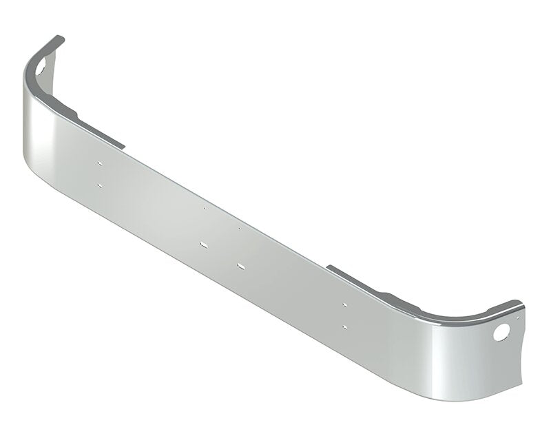 BUMPER FOR KENWORTH T300 SET FORWARD AXLE 1997-2008 12" SET FORWARD AXLE CHROME WITH MOUNTING HOLES ONLY