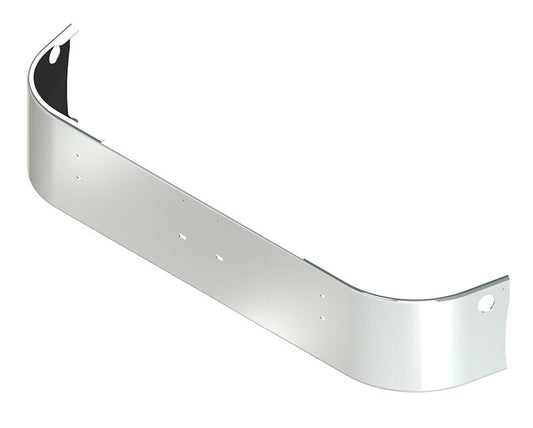 BUMPER FOR KENWORTH T300 SET FORWARD AXLE 1997-2008 16" SET FORWARD AXLE CHROME WITH MOUNTING HOLES ONLY