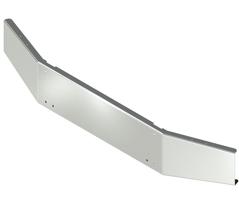 BUMPER FOR KENWORTH T800 & T880 2004-2022 14" OPEN END TAPERED CHROME WITH MOUNTING HOLES ONLY