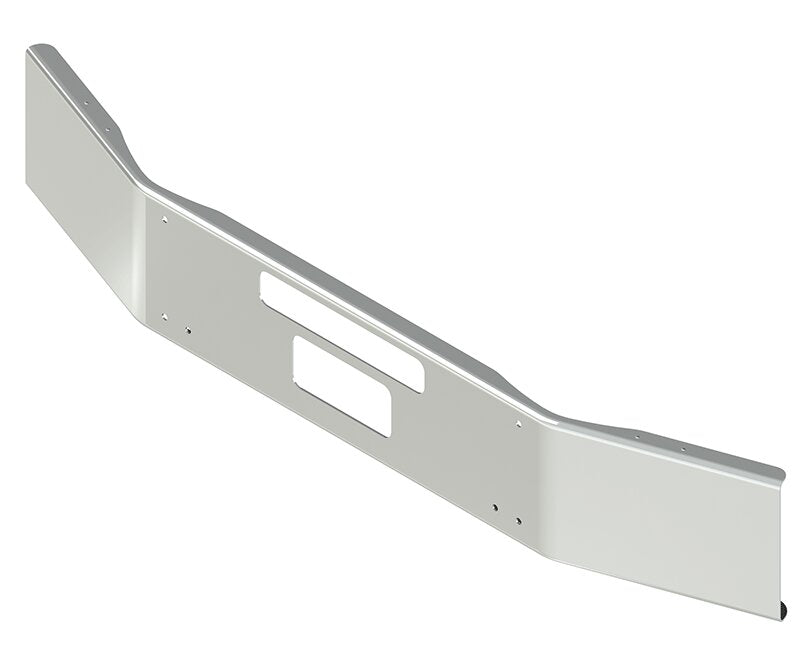 BUMPER FOR KENWORTH T800 & T880 2004-2022 14" OPEN END CHROME WITH TOW HOLE & VENT HOLES