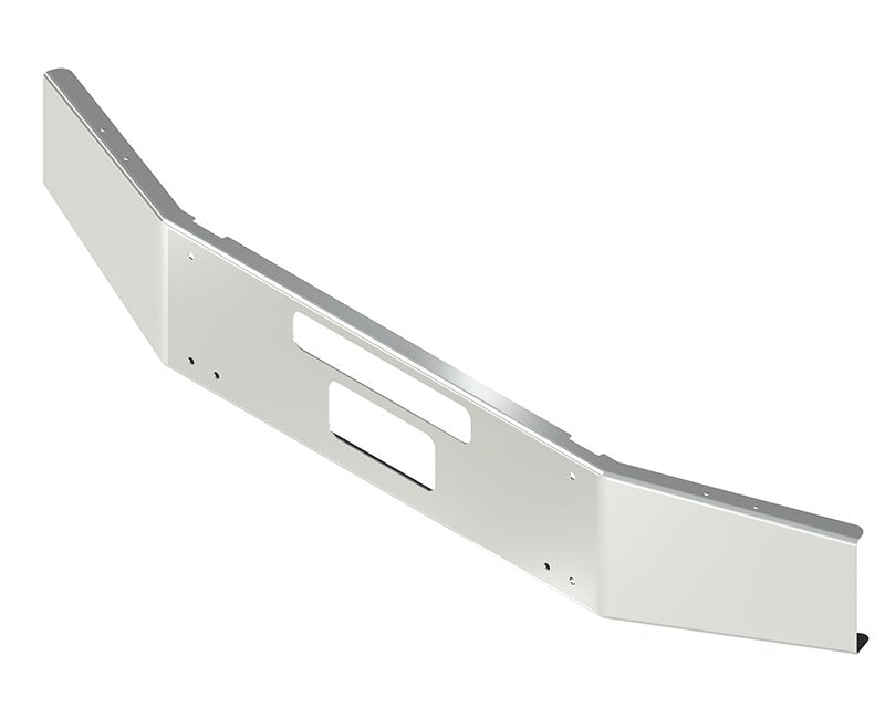 BUMPER FOR KENWORTH T800 & T880 2004-2022 14" OPEN END TAPERED CHROME WITH TOW HOLE & VENT HOLES