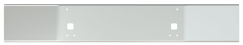 BUMPER FOR KENWORTH T800 & T880 2004-2022 14" OPEN END CHROME WITH STEP HOLES