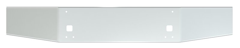 BUMPER FOR KENWORTH T800 & T880 2004-2022 14" OPEN END TAPERED CHROME WITH STEP HOLES
