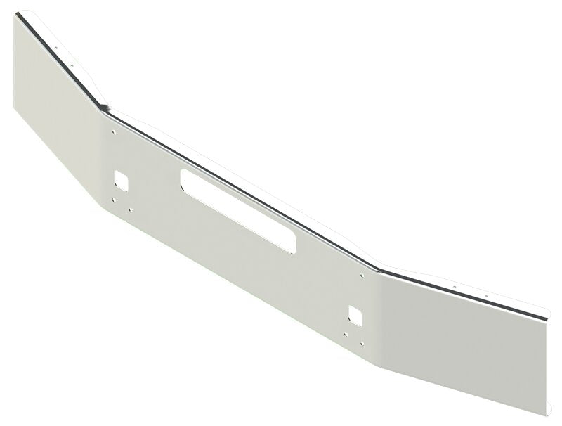 BUMPER FOR KENWORTH T800 & T880 2004-2022 14" OPEN END CHROME WITH STEP HOLES & VENT HOLES
