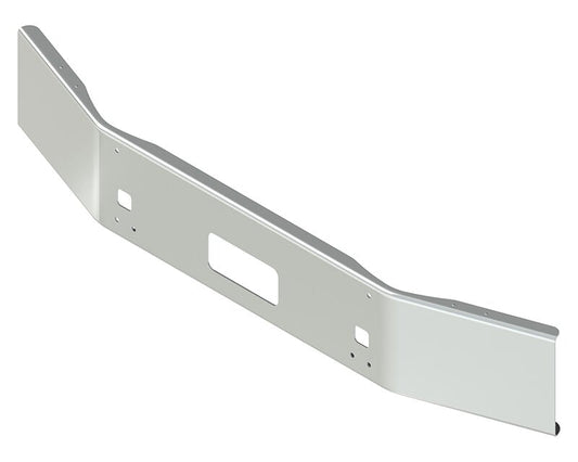 BUMPER FOR KENWORTH T800 & T880 2004-2022 14" OPEN END CHROME WITH TOW HOLE & STEP HOLES