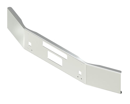 BUMPER FOR KENWORTH T800 & T880 2004-2022 14" OPEN END CHROME WITH TOW HOLE & STEP HOLES & VENT HOLES