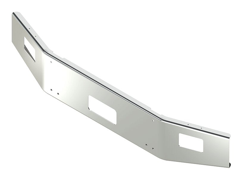 BUMPER FOR KENWORTH T800 & T880 2004-2022 14" OPEN END TAPERED CHROME