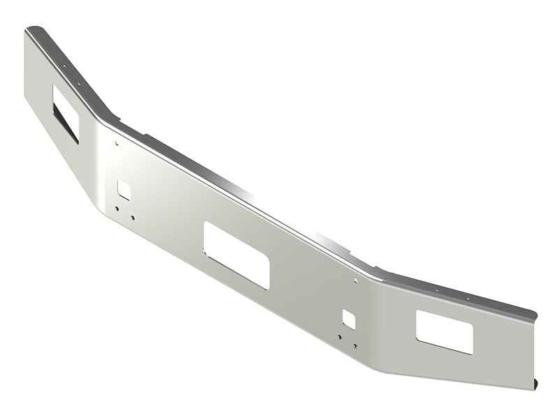BUMPER FOR KENWORTH T800 & T880 2004-2022 14" OPEN END TAPERED CHROME