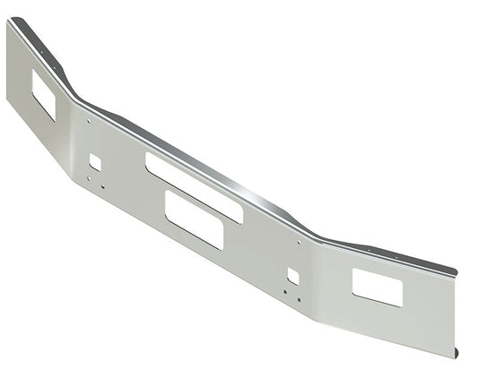BUMPER FOR KENWORTH T800 & T880 2004-2022 14" OPEN END CHROME, NO CUTOUT ON THE TOP LIP
