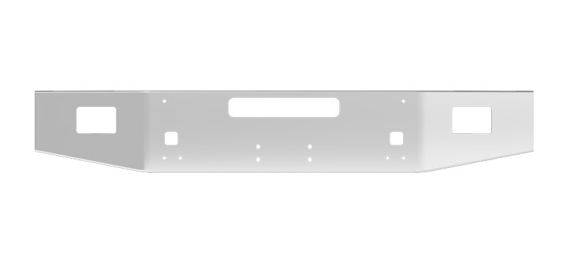 BUMPER FOR KENWORTH T800 & T880 2004-2022 14" OPEN END TAPERED CHROME