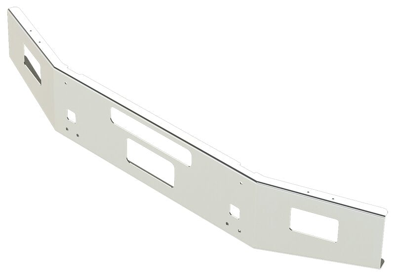 BUMPER FOR KENWORTH T800 & T880 2004-2022 14" OPEN END TAPERED CHROME