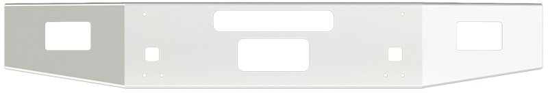 BUMPER FOR KENWORTH T800 & T880 2004-2022 14" OPEN END TAPERED CHROME